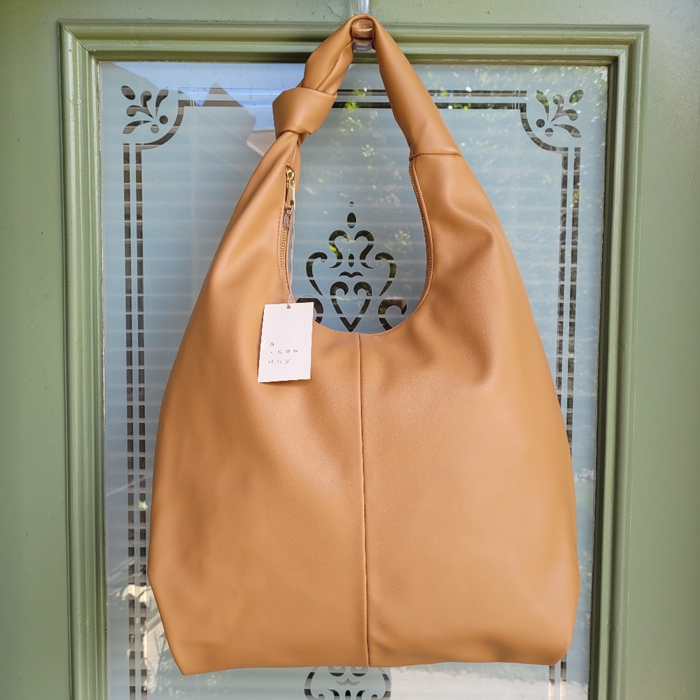 A NEW DAY Knotted Shoulder Bag in Caramel Purse - Picture 5 of 5